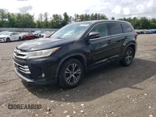 2019 Toyota Highlander SE with VIN 5TDJZRFH7KS600820, listed as a Copart auction lot 60595555 with 48,352 mi miles and Clean title. Bid and sale history available at DreamBid. Image 1.
