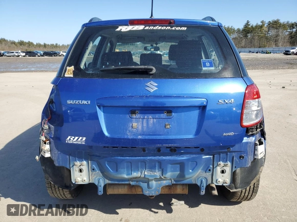 2012 Suzuki SX4 Crossover with VIN JS2YB5A35C6303723, listed as a Copart auction lot 49144865 with 111,849 mi miles and Salvage Title. Bid and sale history available at DreamBid. Image 6.