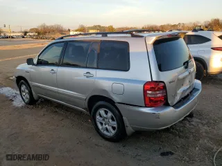 2001 Toyota Highlander with VIN JTEGF21A510028230, listed as a Copart auction lot 43652835 with 200,970 mi miles and Salvage Title. Bid and sale history available at carsss.com. Image 2.
