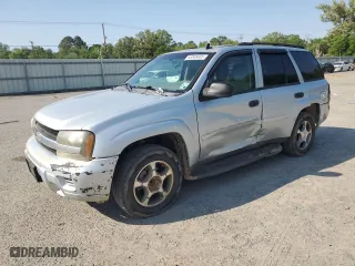 2007 Chevrolet TrailBlazer LS with VIN 1GNDS13S272302331, listed as a Copart auction lot 53355685 with 201,074 mi miles and Salvage Title. Bid and sale history available at carsss.com. Image 1.