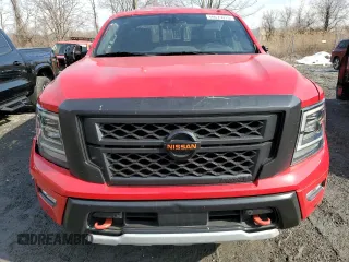 2021 Nissan Titan Pro-4X with VIN 1N6AA1ED1MN511189, listed as a Copart auction lot 46675015 with 51,162 mi miles and Non repairable. Bid and sale history available at DreamBid. Image 5.