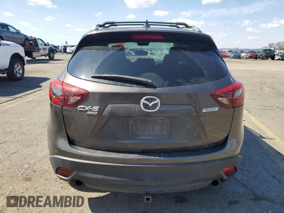 2016 Mazda CX-5 Grand Touring with VIN JM3KE4DY1G0806674, listed as a Copart auction lot 50549465 with 139,753 mi miles and Salvage Title. Bid and sale history available at carsss.com. Image 6.