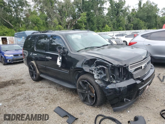 2007 Chevrolet Tahoe LT with VIN 1GNFC13007R344461, listed as a Copart auction lot 60127745 with 96,183 mi miles and Salvage title. Bid and sale history available at DreamBid. Image 4.