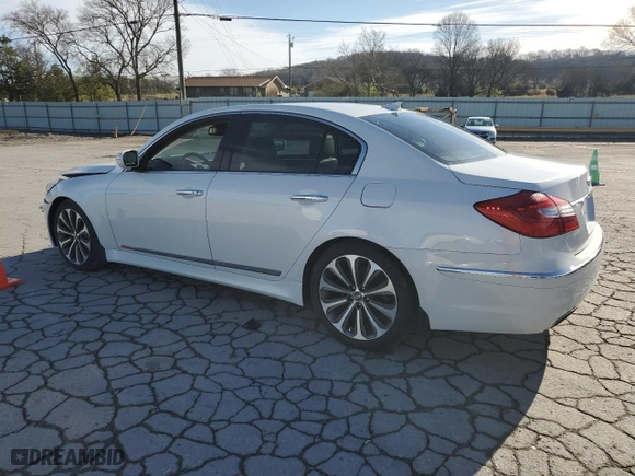 2013 Hyundai Genesis 5.0L R-Spec with VIN KMHGC4DH8DU239738, listed as a Copart auction lot 49774235 with 125,276 mi miles and Salvage Title. Bid and sale history available at carsss.com. Image 2.