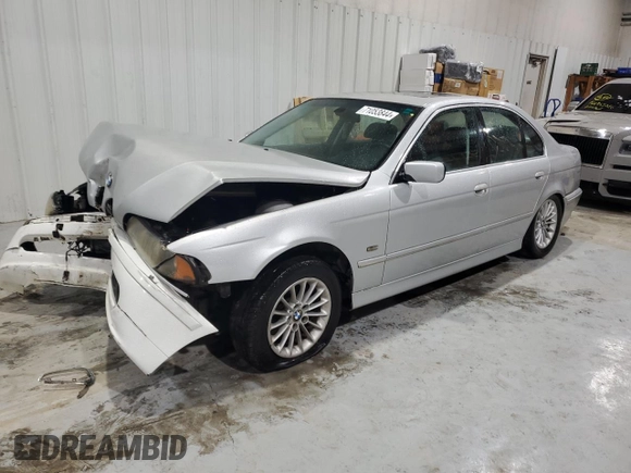 2003 BMW 5 Series 540iA with VIN WBADN63463GN88676, listed as a Copart auction lot 71053844 with 150,014 mi miles and Clean Title. Bid and sale history available at carsss.com. Image 1.