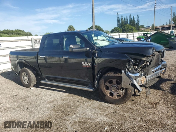 2018 Ram 2500 SLT with VIN 3C6UR5DL9JG192872, listed as a Copart auction lot 71820274 with 107,724 mi miles and Salvage title. Bid and sale history available at DreamBid. Image 4.