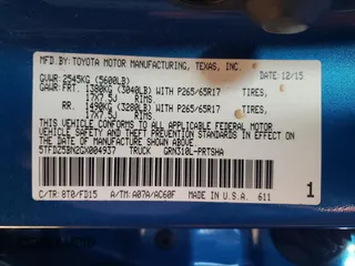 2016 Toyota Tacoma SR5 with VIN 5TFDZ5BN2GX004937, listed as a Copart auction lot 48357095 with 175,512 mi miles and Salvage Title. Bid and sale history available at DreamBid. Image 12.