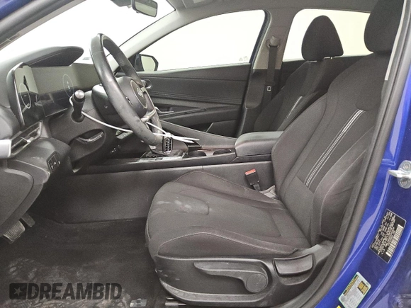 2023 Hyundai Elantra SEL with VIN KMHLS4AG0PU442690, listed as a Copart auction lot 47828965 with 37,940 mi miles and Clean Title. Bid and sale history available at DreamBid. Image 7.