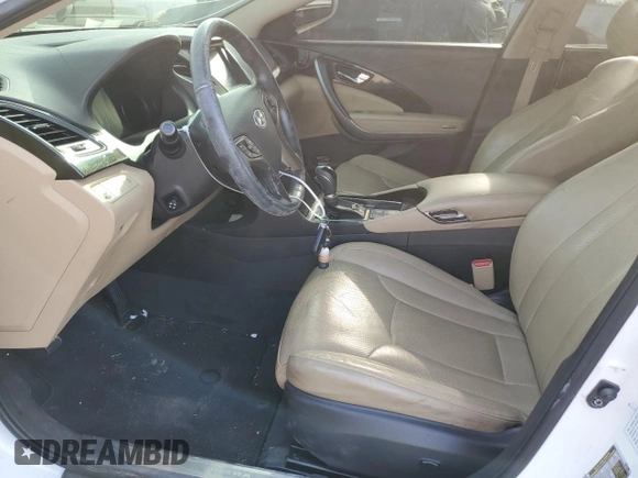 2014 Hyundai Azera Limited z VIN KMHFH4JG3EA352749, wystawiony jako Copart lot #55457525 z przebiegiem Nie podano mil oraz Szkoda całkowita • Salvage title. Historia ofert i sprzedaży dostępna na DreamBid. Obrazek 7.