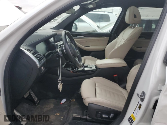 2023 BMW X3 M40i with VIN 5UX83DP04P9R12013, listed as a Copart auction lot 44515045 with 36,308 mi miles and Salvage Title. Bid and sale history available at DreamBid. Image 7.