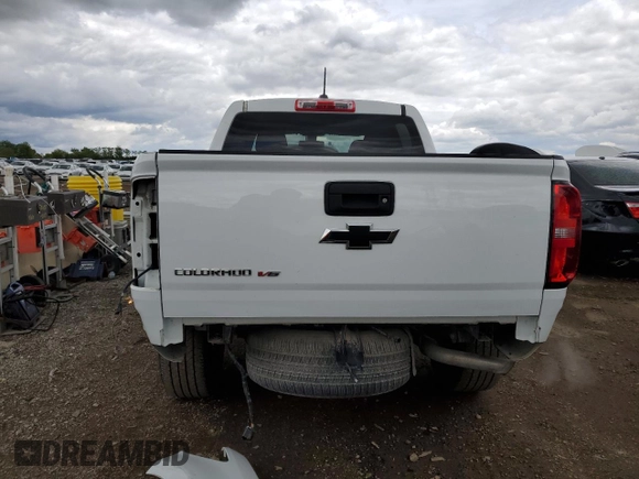 2020 Chevrolet Colorado 4WD Work Truck with VIN 1GCGTBEN7L1145864, listed as a Copart auction lot 57436645 with 111,994 mi miles and Salvage title. Bid and sale history available at DreamBid. Image 6.