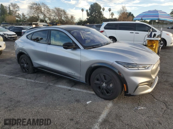 2021 Ford Mustang Mach-E California Route 1 with VIN 3FMTK2R7XMMA36215, listed as a Copart auction lot 43698845 with 55,611 mi miles and Salvage Title. Bid and sale history available at DreamBid. Image 4.
