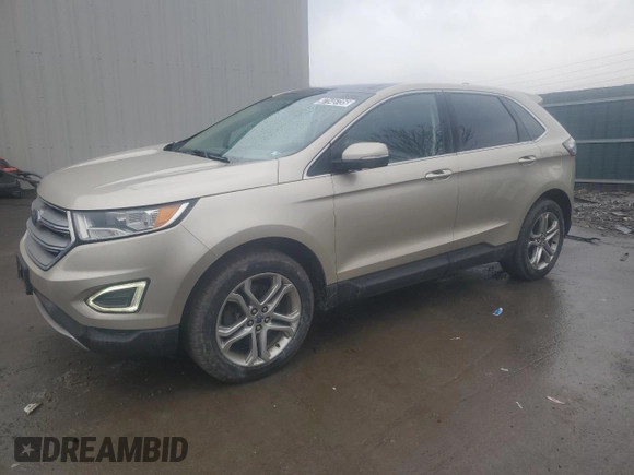 2017 Ford Edge Titanium with VIN 2FMPK4K92HBB29116, listed as a Copart auction lot 47145735 with 94,315 mi miles and Clean Title. Bid and sale history available at carsss.com. Image 1.