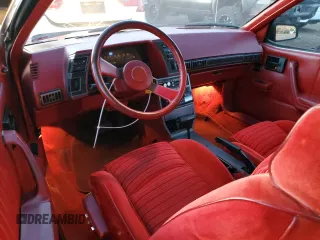 1985 Chevrolet Cavalier with VIN 1G1JE67W1F7185395, listed as a Copart auction lot 80670104 with 5,776 mi miles and Clean Title. Bid and sale history available at DreamBid. Image 8.