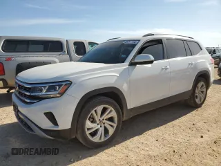 2021 Volkswagen Atlas SE z VIN 1V2WR2CA1MC581088, wystawiony jako Copart lot #53297165 z przebiegiem 86 711 mil mil oraz Szkoda całkowita • Salvage title. Historia ofert i sprzedaży dostępna na DreamBid. Obrazek 1.