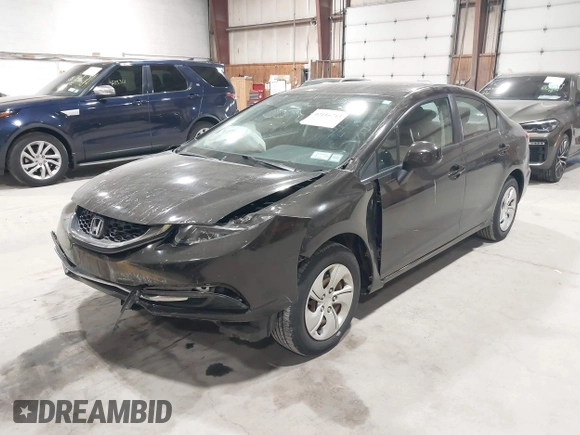 2013 Honda Civic LX with VIN 19XFB2F54DE264712, listed as a IAAI auction lot 42116713 with 45,574 mi miles and . Bid and sale history available at DreamBid. Image 17.