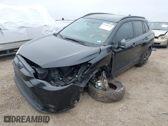 2023 Toyota Corolla Cross Hybrid S with VIN 7MUFBABG6PV010999, listed as a IAAI auction lot 41489541 with 14,707 mi miles and . Bid and sale history available at DreamBid. Image 18.