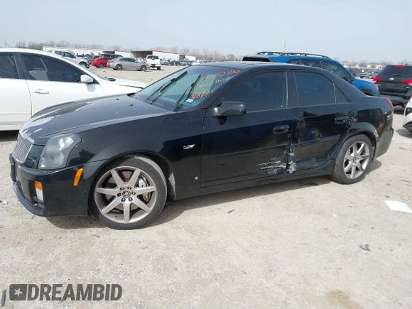 2006 Cadillac CTS-V with VIN 1G6DN57U360202173, listed as a IAAI auction lot 41752800 with 201,991 mi miles. Bid and sale history available at carsss.com. Image 2.