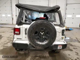 2018 Jeep Wrangler Unlimited Sport S with VIN 1C4HJXDN5JW226287, listed as a Copart auction lot 87167884 with 0 mi miles and Salvage Title. Bid and sale history available at carsss.com. Image 6.