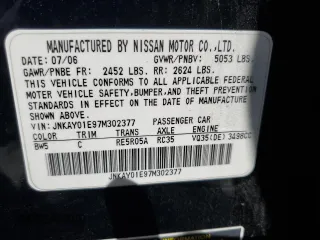 2007 Infiniti M Sport with VIN JNKAY01E97M302377, listed as a Copart auction lot 72045304 with 143,908 mi miles and Salvage Title. Bid and sale history available at DreamBid. Image 14.