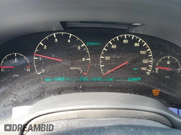 2002 Cadillac DeVille DTS with VIN 1G6KF57962U233811, listed as a Copart auction lot 80435034 with 62,005 mi miles and Salvage Title. Bid and sale history available at carsss.com. Image 9.