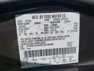 2007 Ford Explorer Sport Trac XLT z VIN 1FMEU31K67UA18559, wystawiony jako IAAI lot #40156484 z przebiegiem 245 853 mil mil oraz . Historia ofert i sprzedaży dostępna na DreamBid. Obrazek 9.