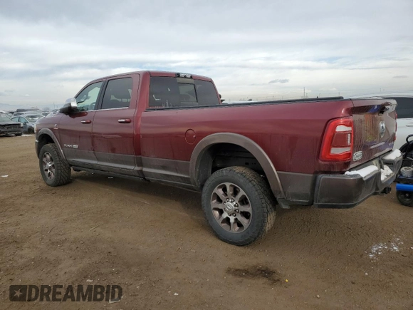 2019 Ram 2500 Laramie Longhorn with VIN 3C6UR5LL4KG661577, listed as a Copart auction lot 45348055 with 186,886 mi miles and Salvage title. Bid and sale history available at DreamBid. Image 2.