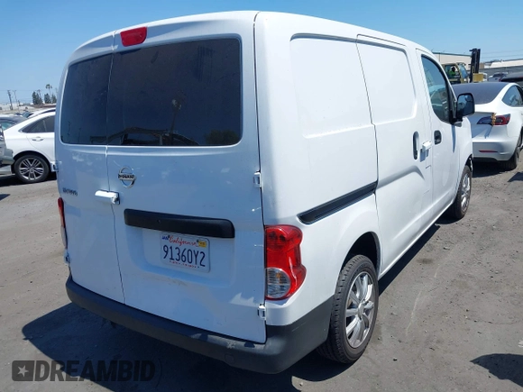 2020 Nissan NV200 S with VIN 3N6CM0KN4LK696897, listed as a IAAI auction lot 42317028 with 105,230 mi miles and . Bid and sale history available at DreamBid. Image 4.