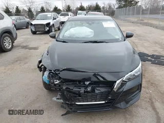 2022 Nissan Sentra SV with VIN 3N1AB8CV8NY216134, listed as a IAAI auction lot 41722195 with 27,861 mi miles. Bid and sale history available at carsss.com. Image 13.