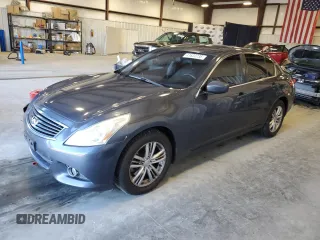 2011 Infiniti G25 x with VIN JN1DV6AR6BM653112, listed as a Copart auction lot 41620735 with 153,489 mi miles and Salvage Title. Bid and sale history available at DreamBid. Image 1.