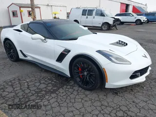 2015 Chevrolet Corvette Z06 3LZ with VIN 1G1YU2D64F5603779, listed as a IAAI auction lot 41347822 with 38,845 mi miles. Bid and sale history available at carsss.com. Image 1.