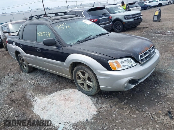 2004 Subaru Baja Special Sports с VIN 4S4BT62C547100534, выставлен на аукционе IAAI как лот 42377778 с пробегом 290 628 миль миль и . История ставок и продаж доступна на DreamBid. Изображение 1.