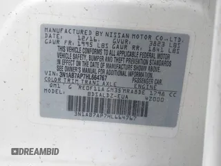 2017 Nissan Sentra SR with VIN 3N1AB7AP7HL664767, listed as a IAAI auction lot 41711875 with 127,307 mi miles and . Bid and sale history available at carsss.com. Image 9.