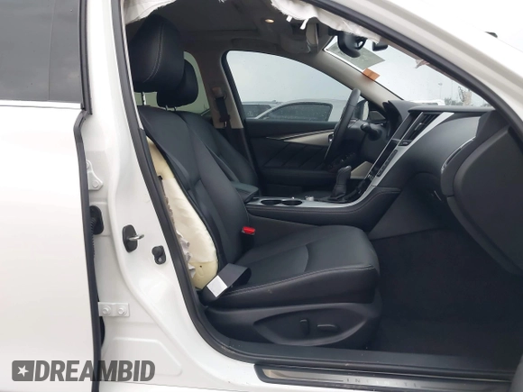 2024 Infiniti Q50 Luxe with VIN JN1EV7BP2RM600585, listed as a IAAI auction lot 41112238 with 5,016 mi miles and . Bid and sale history available at DreamBid. Image 5.