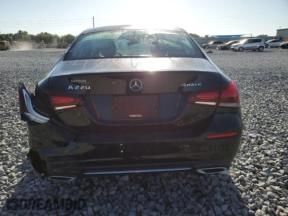 2019 Mercedes-Benz A 220 with VIN WDD3G4FB0KW022305, listed as a Copart auction lot 52298255 with 81,210 mi miles and Non Repairable. Bid and sale history available at DreamBid. Image 6.