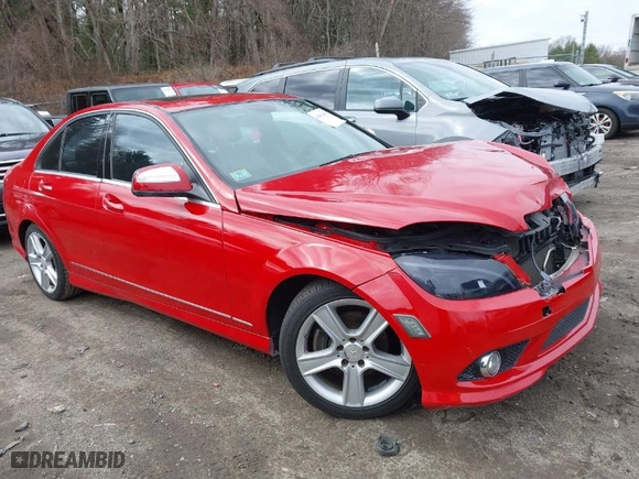 2008 Mercedes-Benz C-Class 3.0L Sport with VIN WDDGF54X08F081937, listed as a IAAI auction lot 41863481 with 153,026 mi miles. Bid and sale history available at carsss.com. Image 1.
