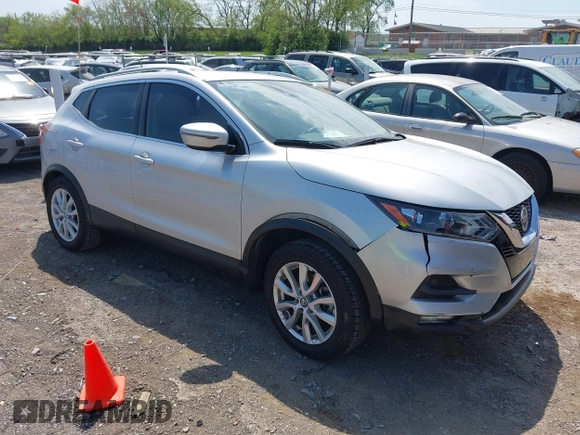 2020 Nissan Rogue Sport SV with VIN JN1BJ1CV5LW548146, listed as a IAAI auction lot 42061550 with 54,380 mi miles. Bid and sale history available at carsss.com. Image 1.