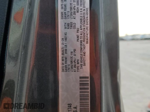 2024 Jeep Wrangler Rubicon z VIN 1C4PJXFG6RW261748, wystawiony jako Copart lot #51479585 z przebiegiem 7 911 mil mil oraz Szkoda całkowita • Salvage title. Historia ofert i sprzedaży dostępna na DreamBid. Obrazek 14.