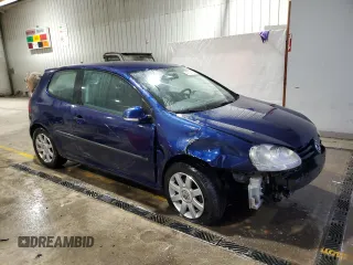 2007 Volkswagen Rabbit with VIN WVWBS71K27W113046, listed as a Copart auction lot 43594715 with 164,370 mi miles and Salvage Title. Bid and sale history available at carsss.com. Image 4.