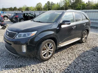 2014 Kia Sorento SX with VIN 5XYKWDA73EG510712, listed as a Copart auction lot 52208645 with 210,900 mi miles and Salvage Title. Bid and sale history available at carsss.com. Image 1.