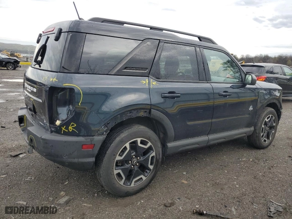 2021 Ford Bronco Sport Outer Banks with VIN 3FMCR9C63MRB39368, listed as a Copart auction lot 51148715 with 24,146 mi miles and Salvage Title. Bid and sale history available at carsss.com. Image 3.