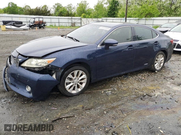 2013 Lexus ES 300h with VIN JTHBW1GG6D2003073, listed as a Copart auction lot 55830465 with 264,579 mi miles and Clean Title. Bid and sale history available at DreamBid. Image 1.