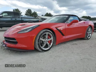 2015 Chevrolet Corvette 2LT with VIN 1G1YD3D72F5115347, listed as a Copart auction lot 58962664 with 51,066 mi miles and Clean Title. Bid and sale history available at carsss.com. Image 1.