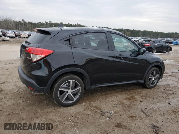 2022 Honda HR-V EX with VIN 3CZRU6H58NM747889, listed as a Copart auction lot 89227875 with 70,318 mi miles and Salvage Title. Bid and sale history available at carsss.com. Image 3.