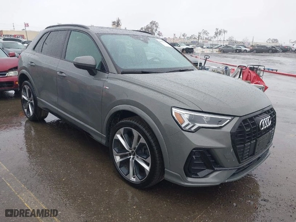 2022 Audi Q3 S line Premium Plus with VIN WA1EECF37N1144005, listed as a IAAI auction lot 41571541 with 32,719 mi miles. Bid and sale history available at carsss.com. Image 1.
