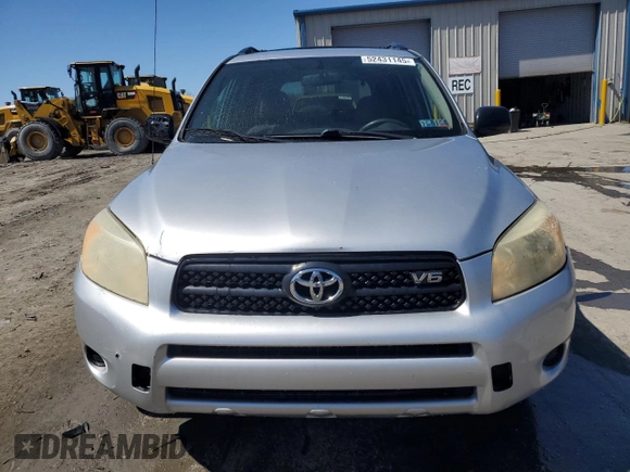 2007 Toyota RAV4 with VIN JTMBK33V475026660, listed as a Copart auction lot 52431145 with 217,608 mi miles and Salvage Title. Bid and sale history available at carsss.com. Image 5.