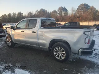 2019 Chevrolet Silverado 1500 Custom with VIN 1GCRYBEH7KZ416040, listed as a Copart auction lot 89001255 with 84,320 mi miles and Salvage Title. Bid and sale history available at DreamBid. Image 2.