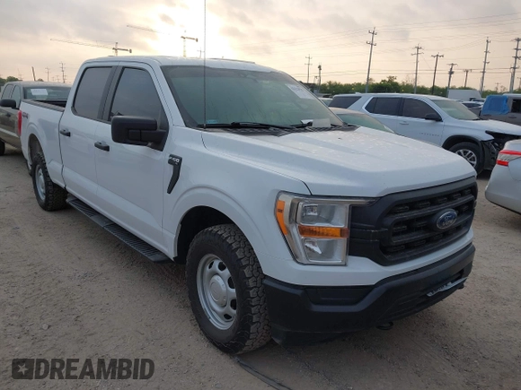 2022 Ford F-150 XL with VIN 1FTFW1E51NKE67183, listed as a IAAI auction lot 42123925 with 100,877 mi miles. Bid and sale history available at carsss.com. Image 1.