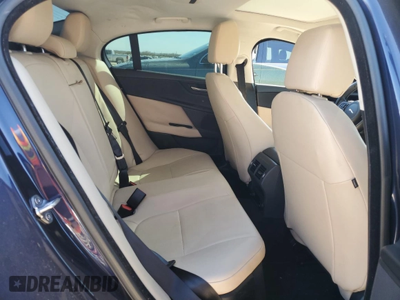 2018 Jaguar XE 25t Premium with VIN SAJAD4FXXJCP23120, listed as a Copart auction lot 47430615 with 64,335 mi miles and Salvage Title. Bid and sale history available at carsss.com. Image 10.
