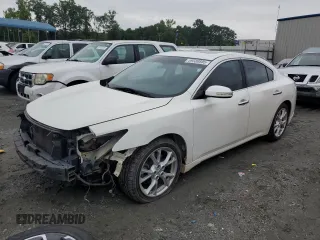 2013 Nissan Maxima S with VIN 1N4AA5AP0DC839814, listed as a Copart auction lot 59580805 with 217,636 mi miles and Salvage title. Bid and sale history available at DreamBid. Image 1.